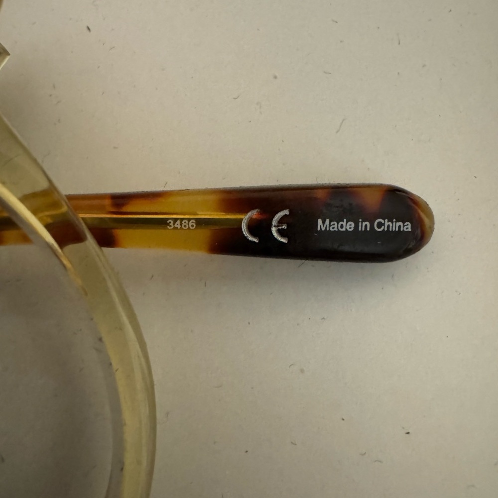 Garrett Leight Transparent Gold Frames - image 8